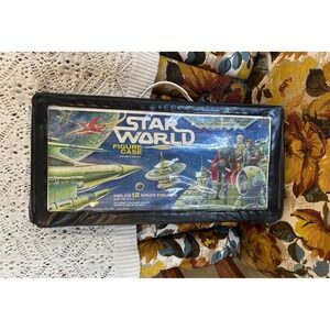 Vintage Star World Figure Case Toy Storage Carry Case - Holds 12 - Tara Toy Corp
